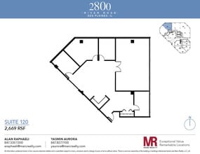 2800 S River Rd, Des Plaines, IL à louer Plan d’étage– Image 1 sur 1