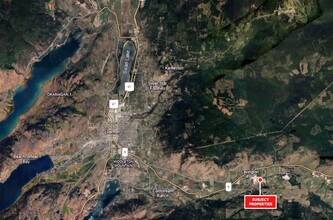 9626 Hill Dr, Coldstream, BC - Vue aérienne vue de carte
