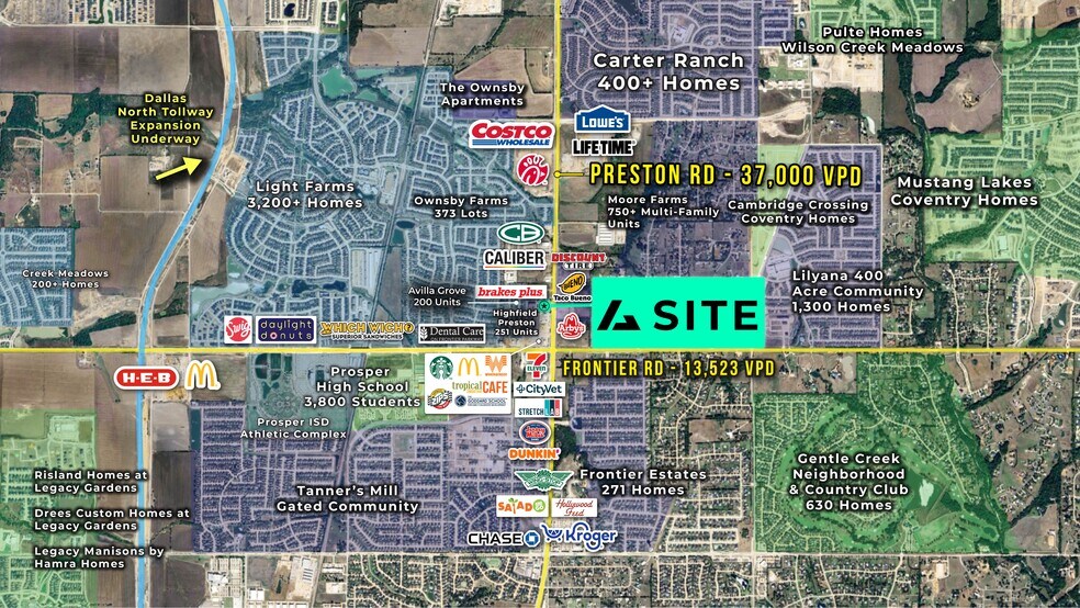 4565 S Preston Rd, Celina, TX à louer - Aérien – Image 2 sur 4