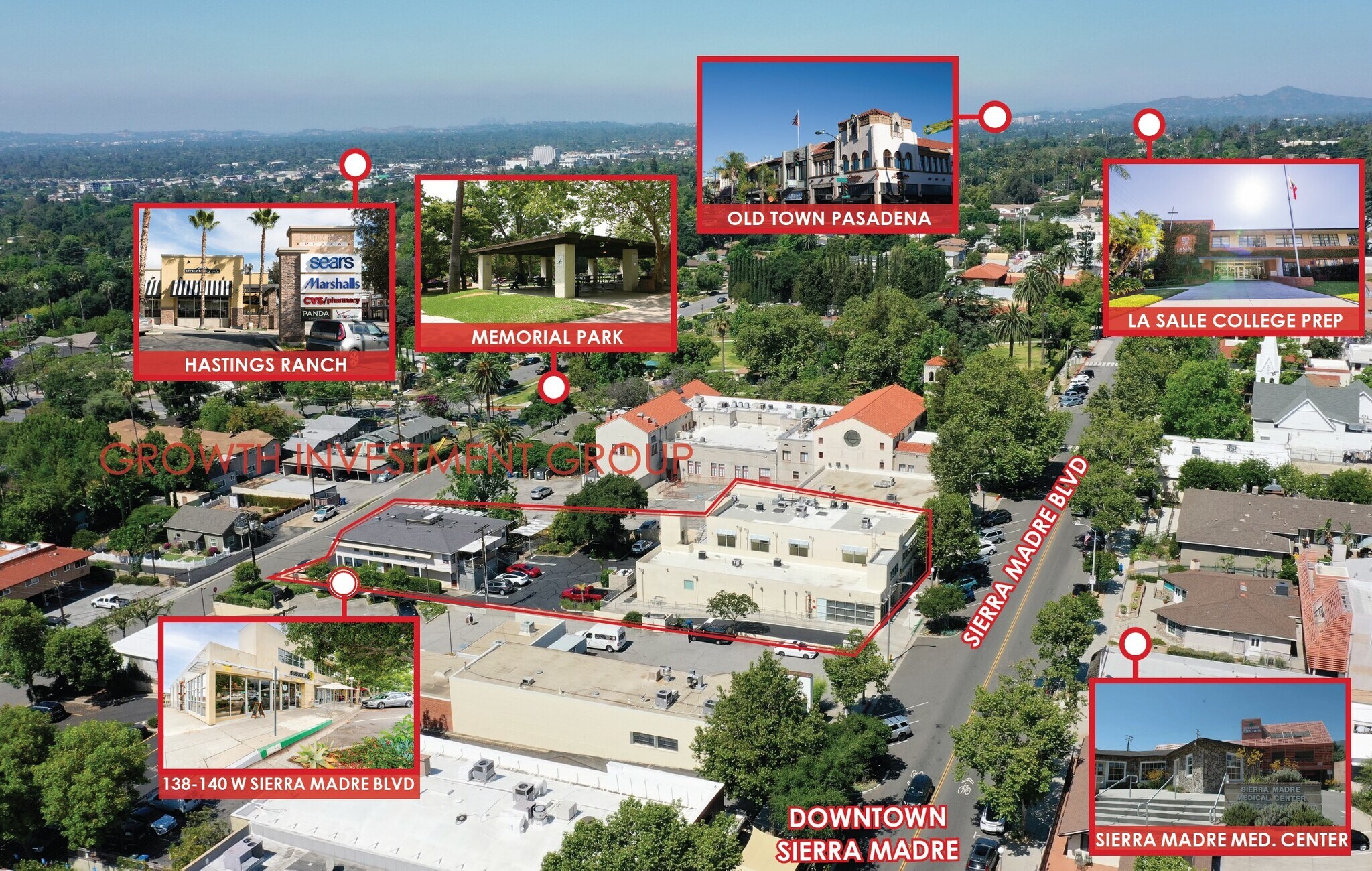 Downtown Sierra Madre Retail & Apt. portefeuille de 2 biens à vendre sur LoopNet.fr Photo de l’immeuble– Image 1 sur 59