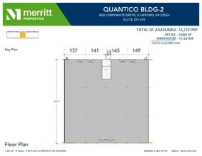 650 Corporate Dr, Stafford, VA à louer Plan d’étage– Image 1 sur 1