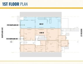 2125-2129 Maryland Ave, Baltimore, MD à louer Plan d’étage– Image 1 sur 1