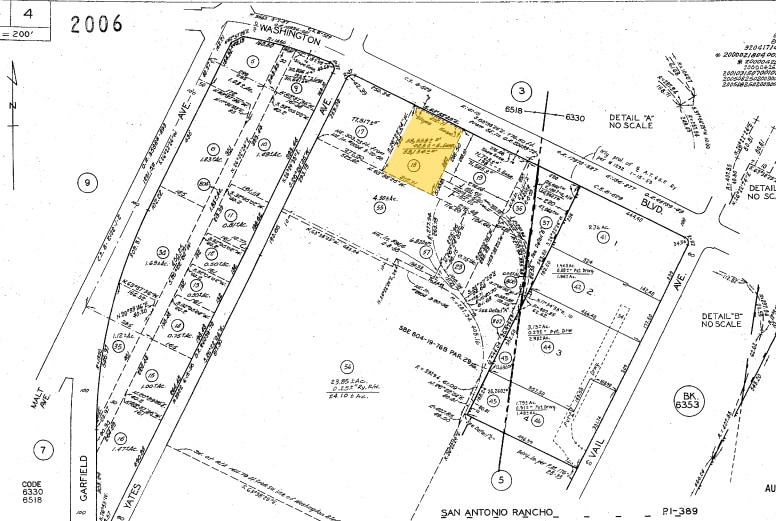 6820-6830 E Washington Blvd, Commerce, CA à vendre - Plan cadastral – Image 2 sur 36