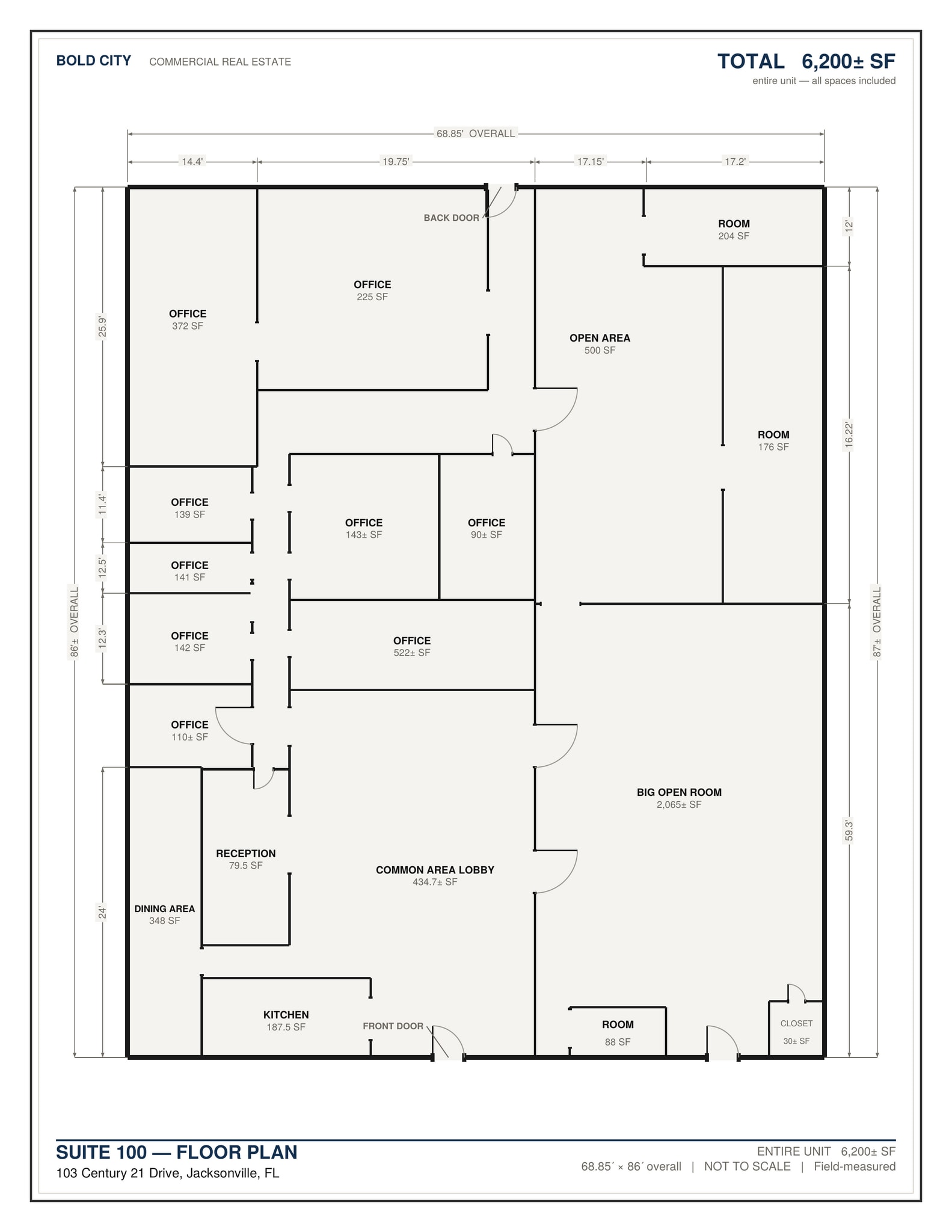 103 Century 21 Dr, Jacksonville, FL à louer Photo intérieure– Image 1 sur 5