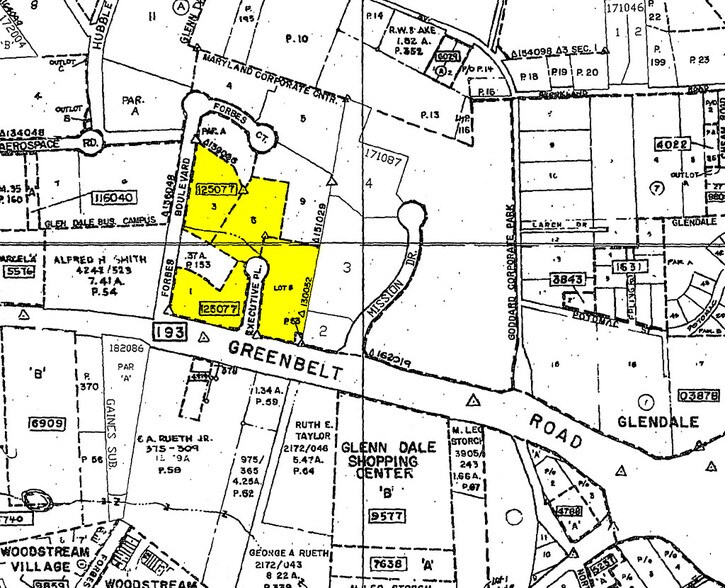 7404 Executive Pl, Lanham, MD à louer - Plan cadastral – Image 1 sur 3
