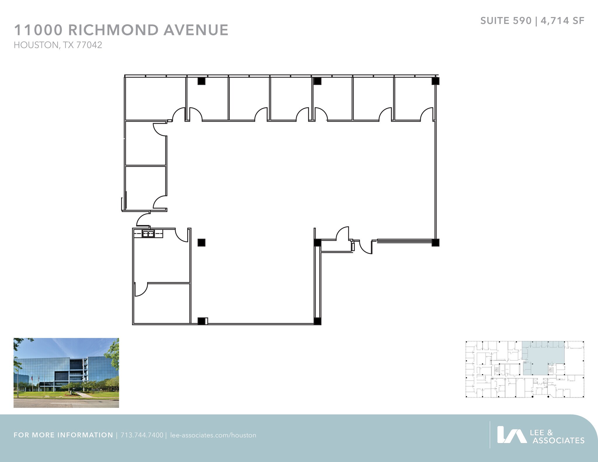 11000 Richmond Ave, Houston, TX à louer Plan d’étage– Image 1 sur 1