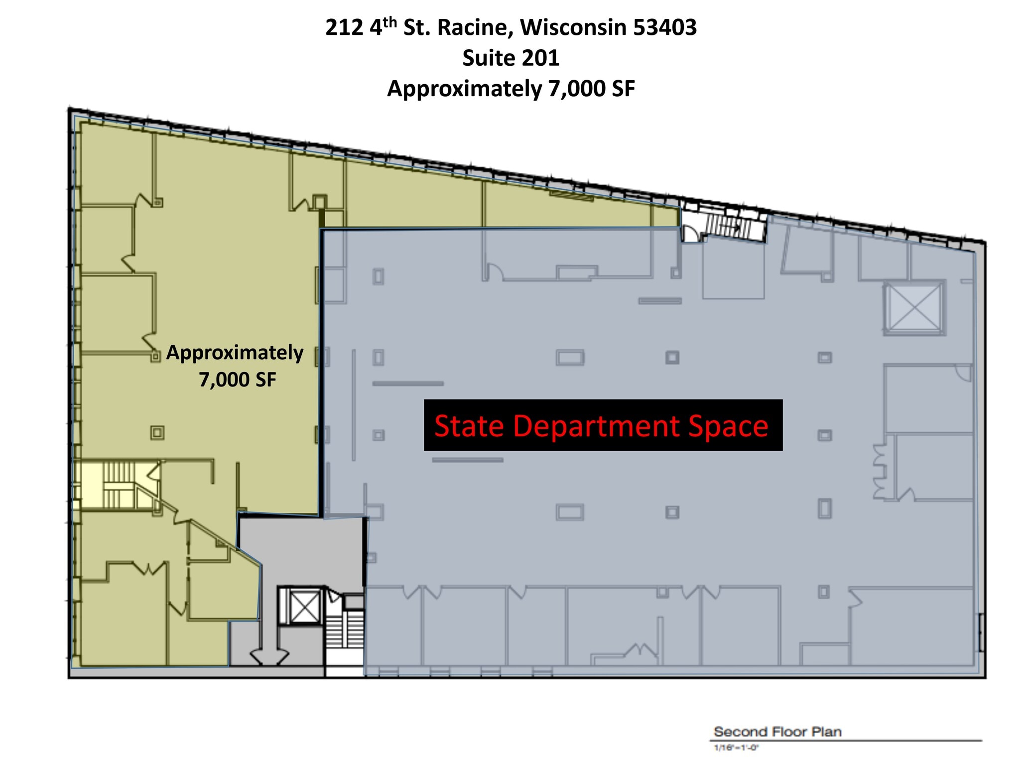 212 4th St, Racine, WI à louer Plan de site– Image 1 sur 1