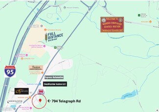 Plus de détails pour 794 Telegraph Rd, Stafford, VA - Terrain à vendre