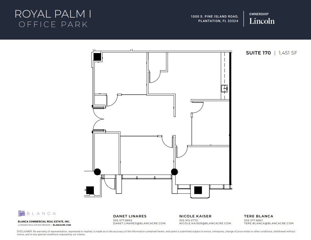 1000 S Pine Island Rd, Plantation, FL à louer Plan d’étage– Image 1 sur 1