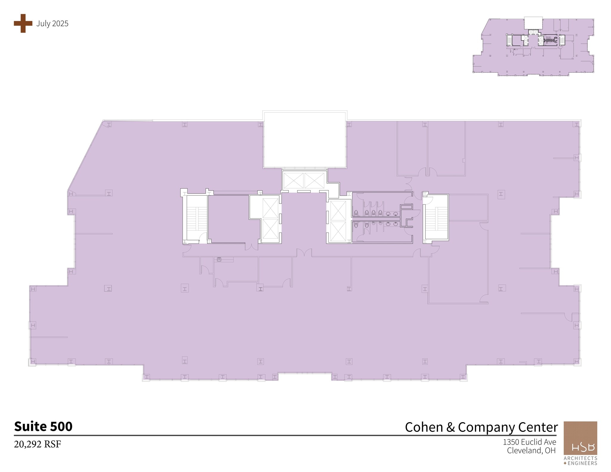 1350 Euclid Ave, Cleveland, OH à louer Plan de site– Image 1 sur 1