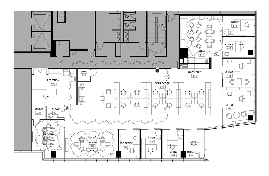 3438 Peachtree Rd NE, Atlanta, GA à louer - Plan d’étage – Image 2 sur 19