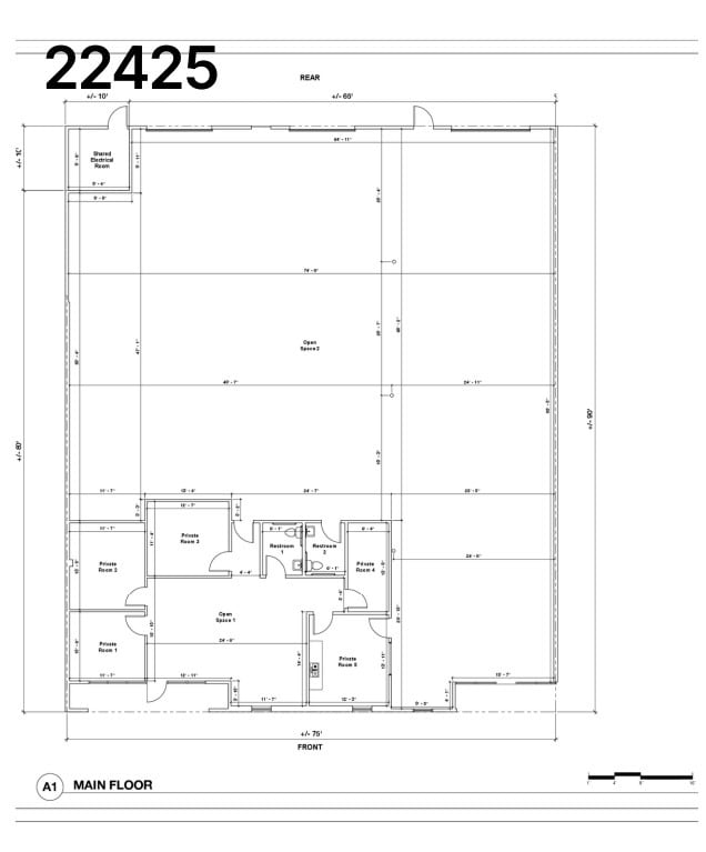 22425-22433 72nd Ave S, Kent, WA à louer Plan d’étage– Image 1 sur 1