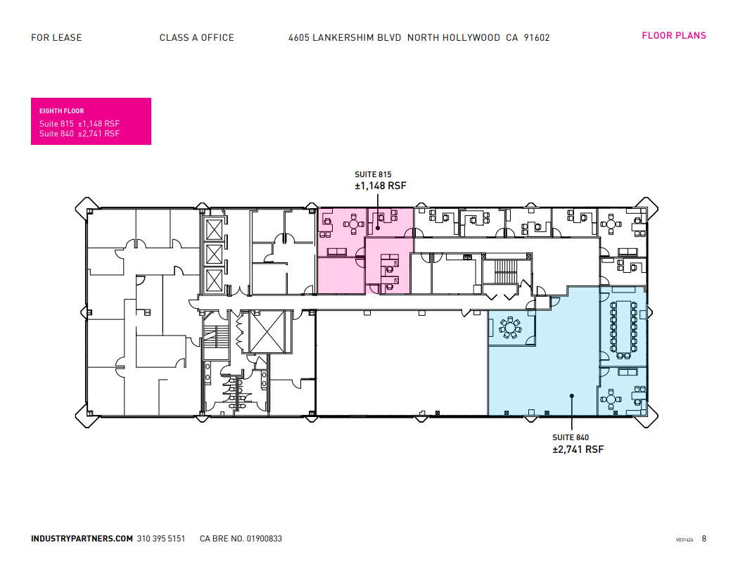 4605 Lankershim Blvd, North Hollywood, CA à louer Plan d’étage– Image 1 sur 1