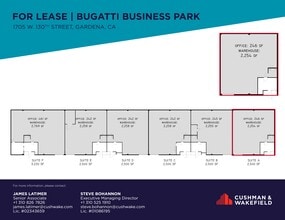 1715 W 130th St, Gardena, CA à louer Plan de site– Image 1 sur 1