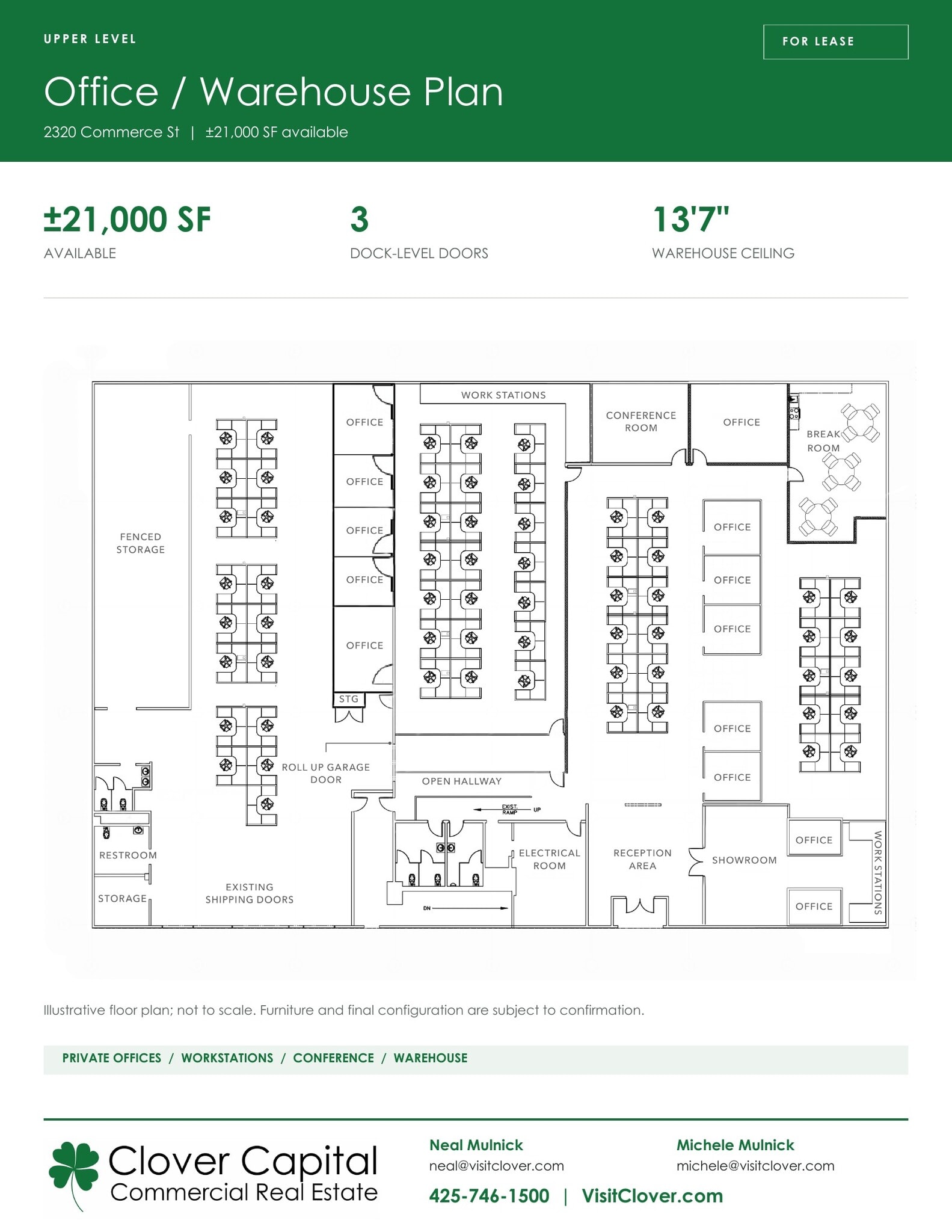 2320 Commerce St, Tacoma, WA à louer Plan d’étage– Image 1 sur 1