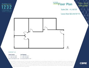 1232 E Broadway Rd, Tempe, AZ à louer Plan d’étage– Image 1 sur 1