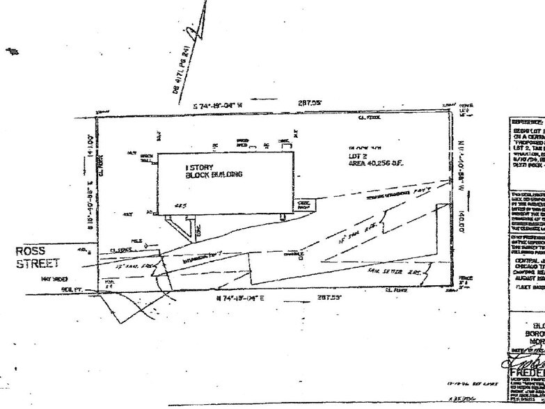 25 Ross St, Wharton, NJ à vendre - Plan cadastral – Image 2 sur 7