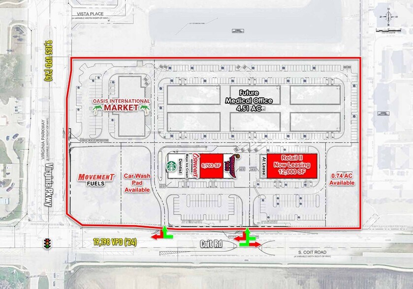 10921 Virginia Pky, McKinney, TX à vendre - Plan de site – Image 3 sur 3
