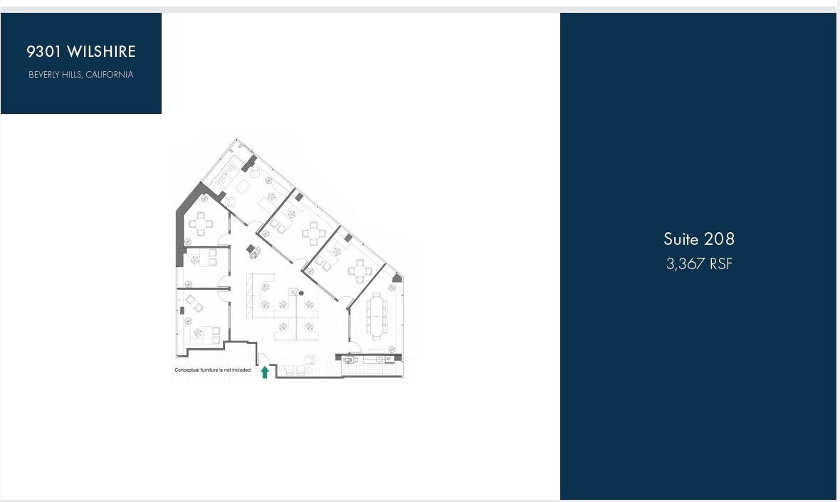 9301 Wilshire Blvd, Beverly Hills, CA à louer Plan d’étage– Image 1 sur 1