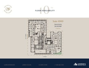 607 14th St NW, Washington, DC à louer Plan d’étage– Image 2 sur 3