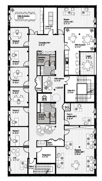 13 Rue Louis Renault, Balma à louer - Plan d’étage – Image 3 sur 5