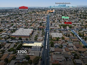 3700 E Cesar E Chavez Ave, Los Angeles, CA - Vue aérienne  vue de carte - Image1