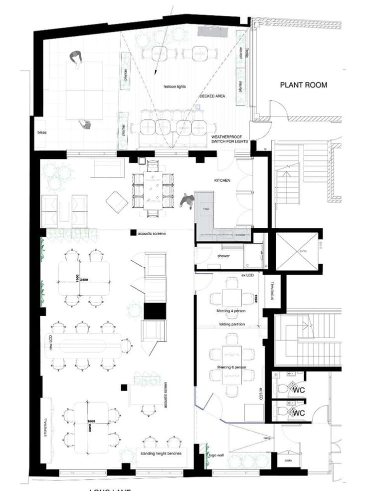 29-35 Long Ln, Londres à louer Plan d’étage– Image 1 sur 6