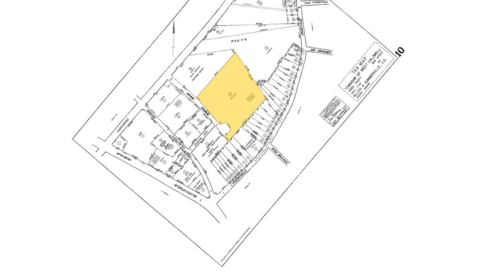 1 Dodge Dr, West Caldwell, NJ à louer - Plan cadastral – Image 2 sur 7