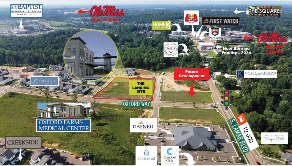 South Lamar, Oxford, MS à louer - Photo de l’immeuble – Image 3 sur 7