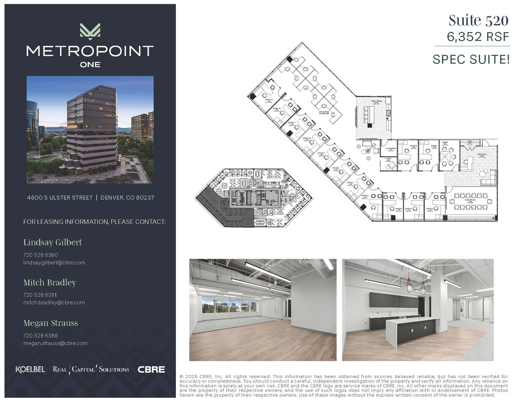 4600 S Ulster St, Denver, CO à louer Plan d’étage– Image 1 sur 4