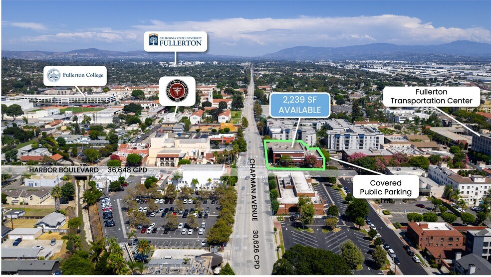 444 N Harbor Blvd, Fullerton, CA à louer - Photo de l’immeuble – Image 3 sur 3