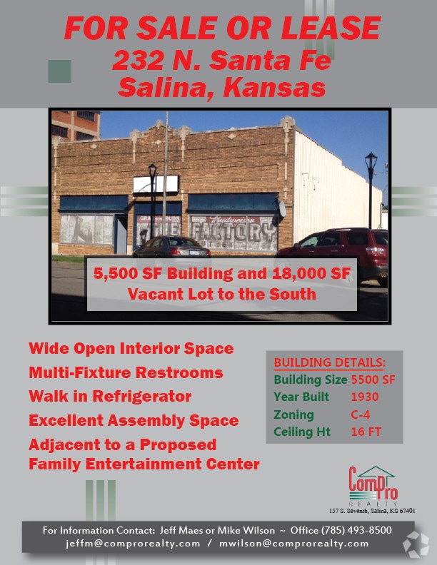 232 N Santa Fe Ave, Salina, KS à vendre Photo de l’immeuble– Image 1 sur 1