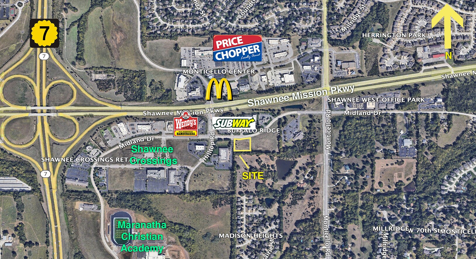 SE Of Midland Dr & Hilltop Rd, Shawnee, KS à vendre Photo de l’immeuble– Image 1 sur 2