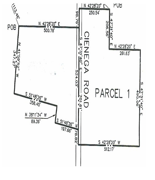 9970 Cienega Rd, Hollister, CA à louer - Plan cadastral – Image 2 sur 6