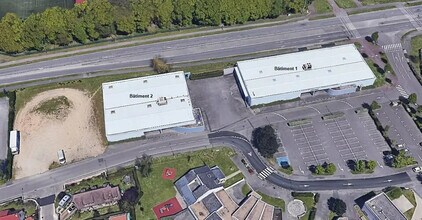 Cléon - VUE AÉRIENNE  vue de carte