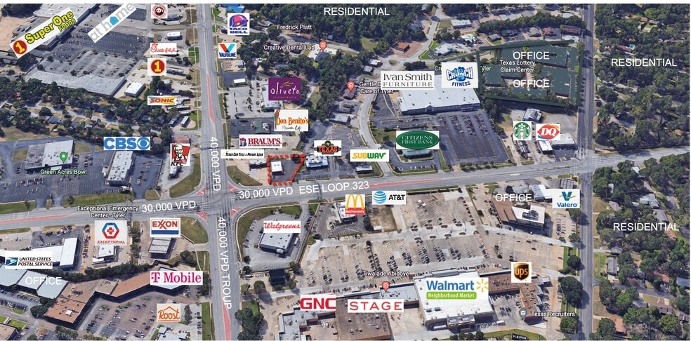 2119 E Southeast Loop 323, Tyler, TX à louer - Aérien – Image 1 sur 5