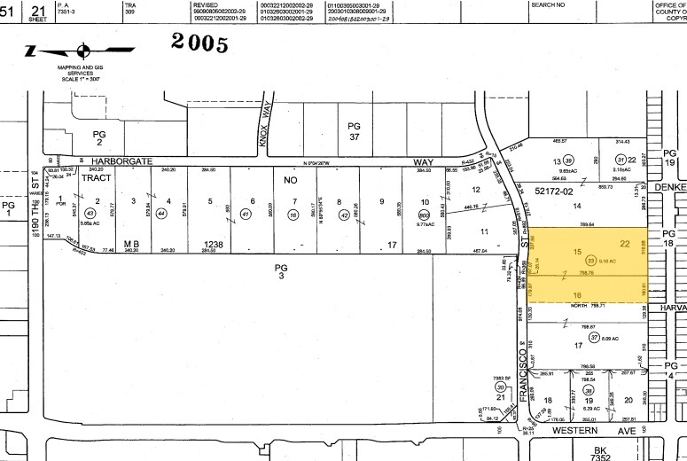 1540 Francisco St, Torrance, CA à vendre - Plan cadastral – Image 2 sur 8