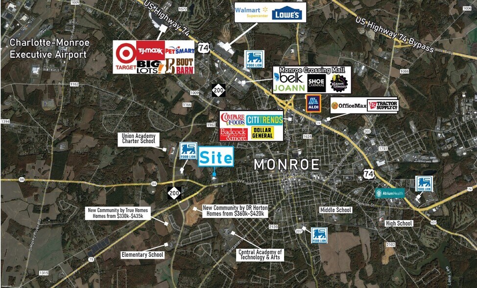 1678 Franklin St, Monroe, NC à louer - Photo de l’immeuble – Image 3 sur 3