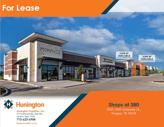 Plus de détails pour 2361 University Dr, Prosper, TX - Local commercial à louer