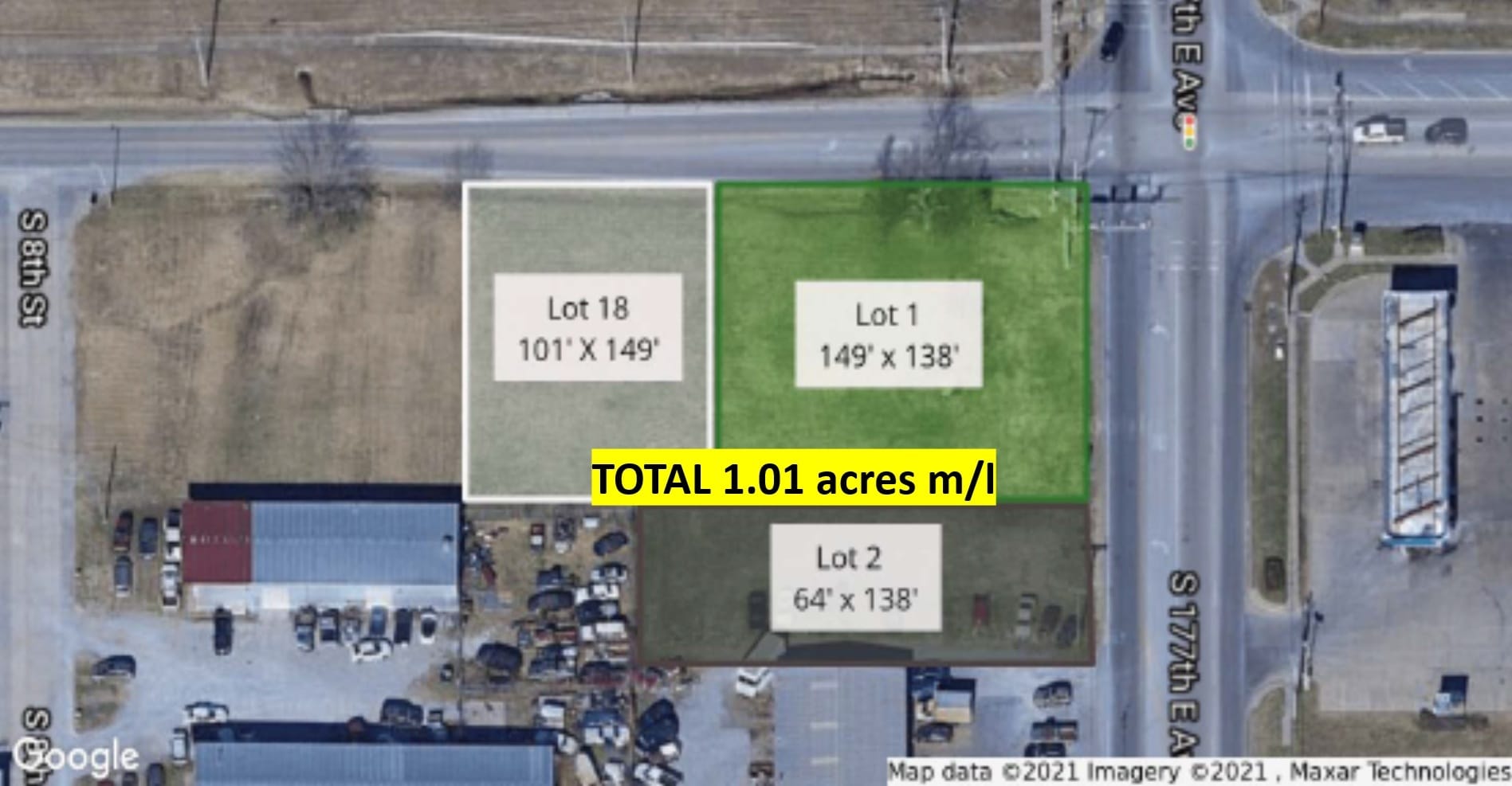 891 E Houston St, Broken Arrow, OK à vendre Aérien– Image 1 sur 7