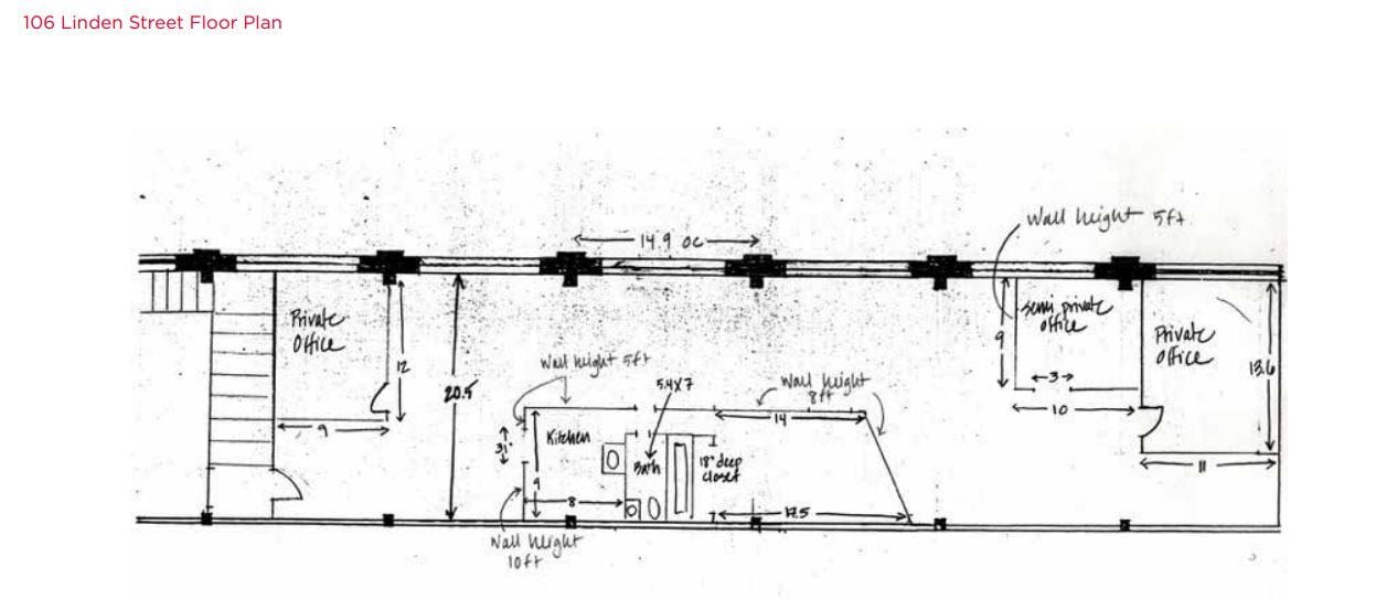 106-154 Linden St, Oakland, CA à louer Plan d’étage– Image 1 sur 1