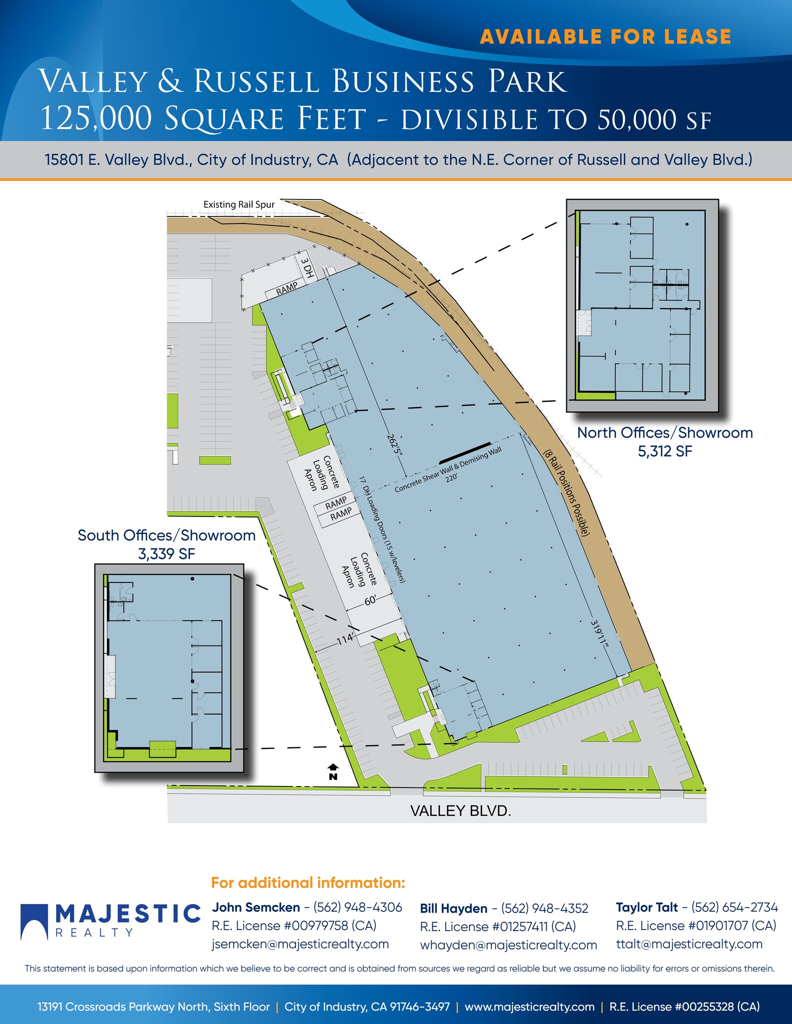 15801-15811 E Valley Blvd, City Of Industry, CA à louer Plan de site– Image 1 sur 1