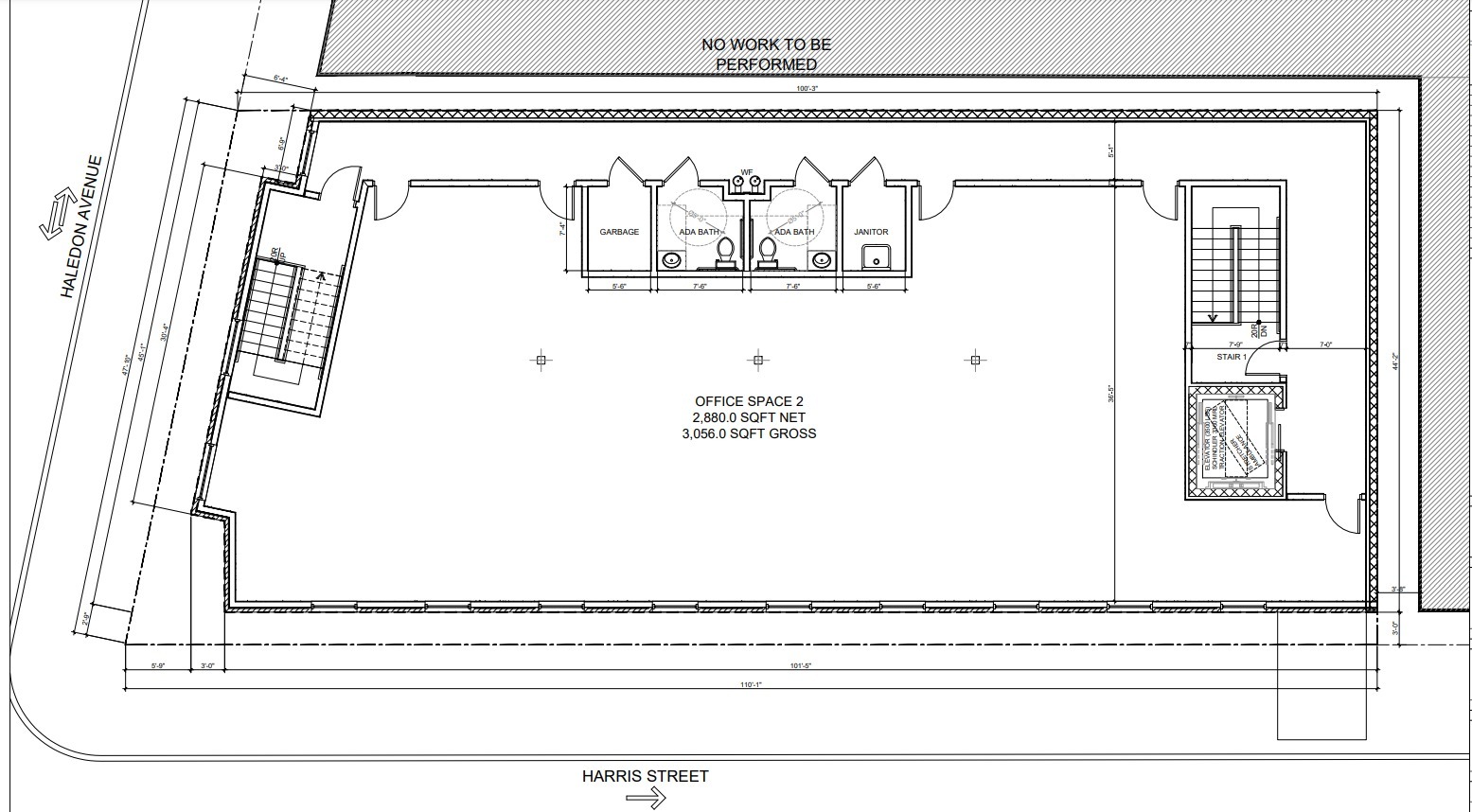 411 Haledon Ave, Haledon, NJ à louer Plan d’étage– Image 1 sur 1