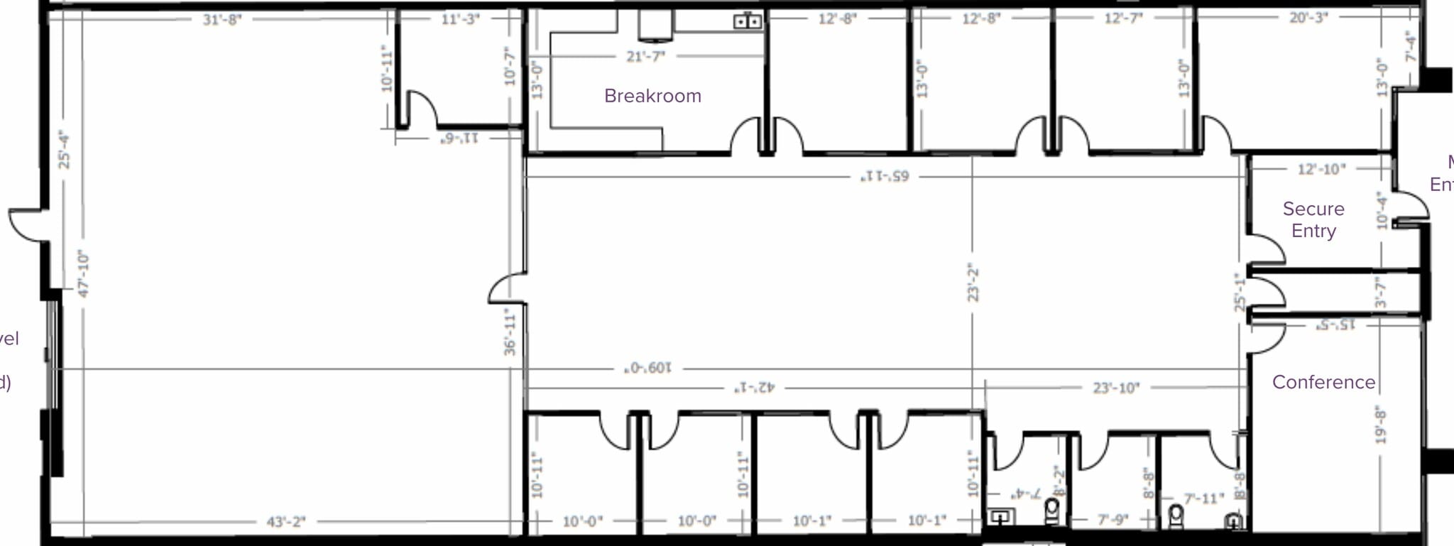 13300 McCormick Dr, Tampa, FL à louer Plan d’étage– Image 1 sur 2