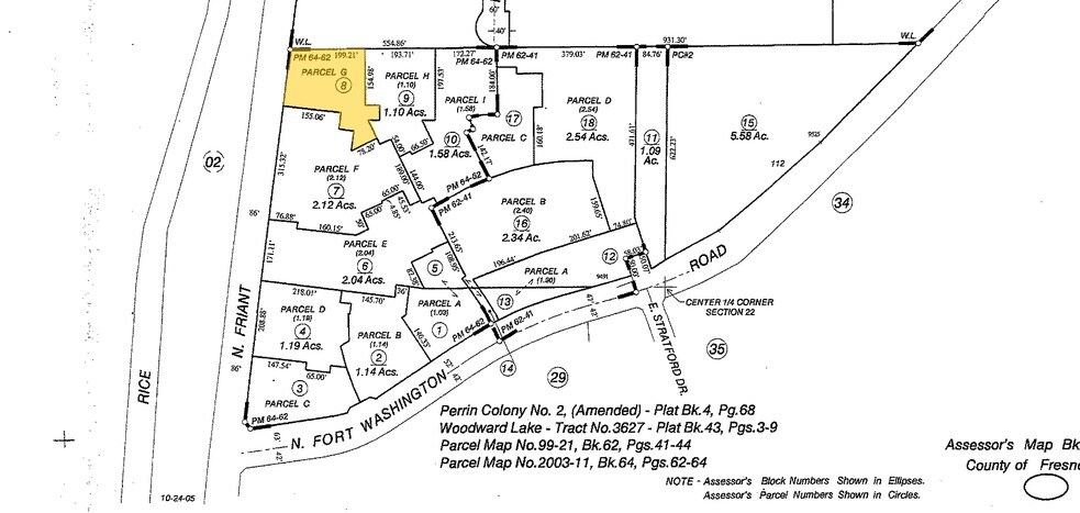 9455 N Fort Washington Rd, Fresno, CA à vendre - Plan cadastral – Image 3 sur 3