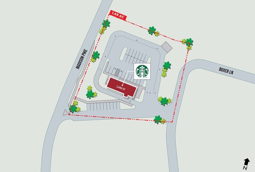 2014 Centennial Blvd, Independence, KY à vendre - Plan de site – Image 3 sur 7
