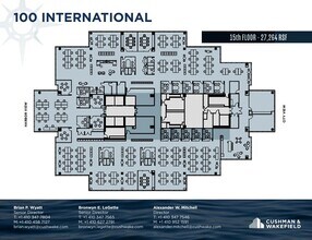 100 International Dr, Baltimore, MD à louer Plan d’étage– Image 1 sur 1