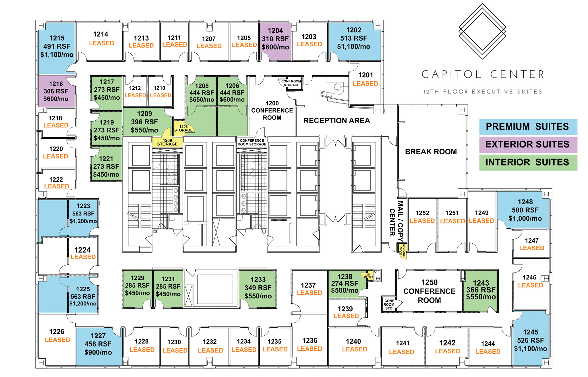 425 W Capitol Ave, Little Rock, AR à louer Plan d’étage– Image 1 sur 17