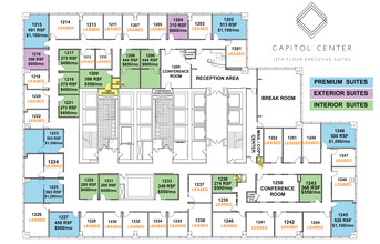 425 W Capitol Ave, Little Rock, AR à louer Plan d’étage– Image 1 sur 17