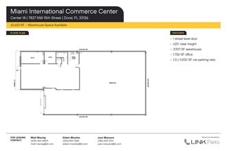 7950-7966 NW 14th St, Miami, FL à louer Plan de site– Image 2 sur 2